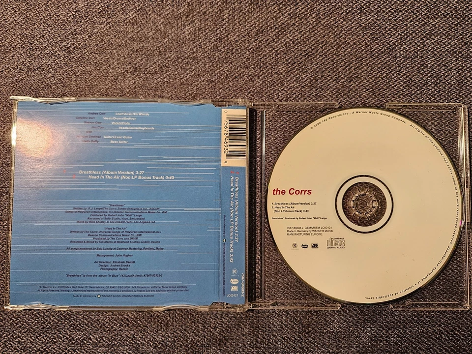 The Corrs - Breathess / Single CD - Bild 2 von 2