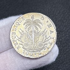 République d’Haïti - Monnaie 100 Centimes An 27 (1830) SPL+ / AU+ Rare [MHA01]