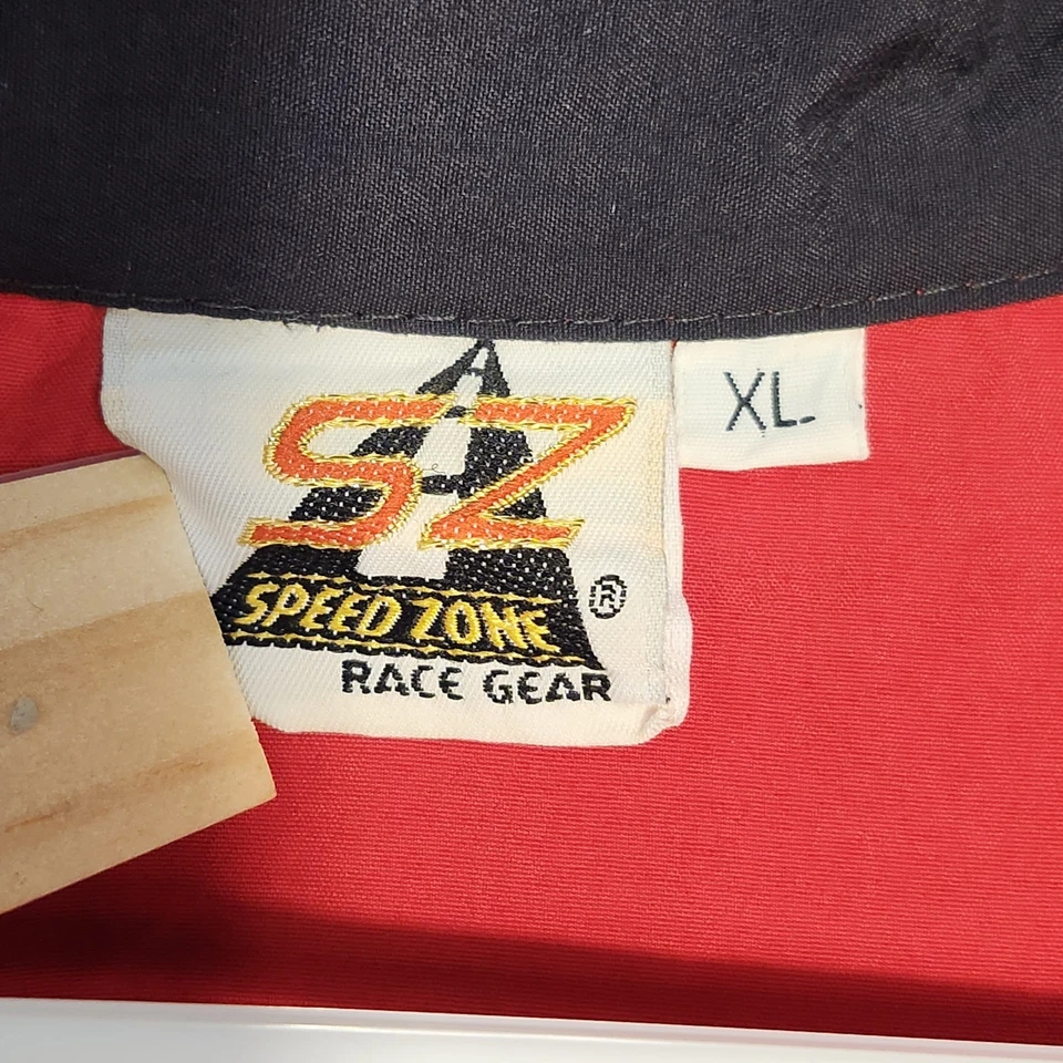 Vtg Firestone Racing Speed Zone Race Gear Jacket XL Red, Black, White USA 🇺🇸  - Image 4 of 4