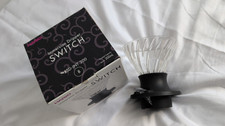 HARIO Switch, coffee immersion dripper, size 2, glass, black base