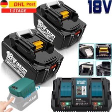 Für Makita 18V Akku 9,0AH 6AH BL1860B BL1850B BL1830 BL1820 LXT Lithium Batterie