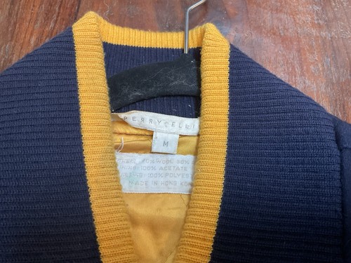 RARE! Vintage Perry Ellis America Stadium Jacket Size M - Picture 2 of 16