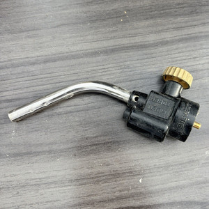 Propane Torch Head Burner Attachment, Brass Adjustment Knob, Black