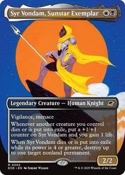 Syr Vondam, Sunstar Exemplar (Borderless) #302 Edge of Eternities