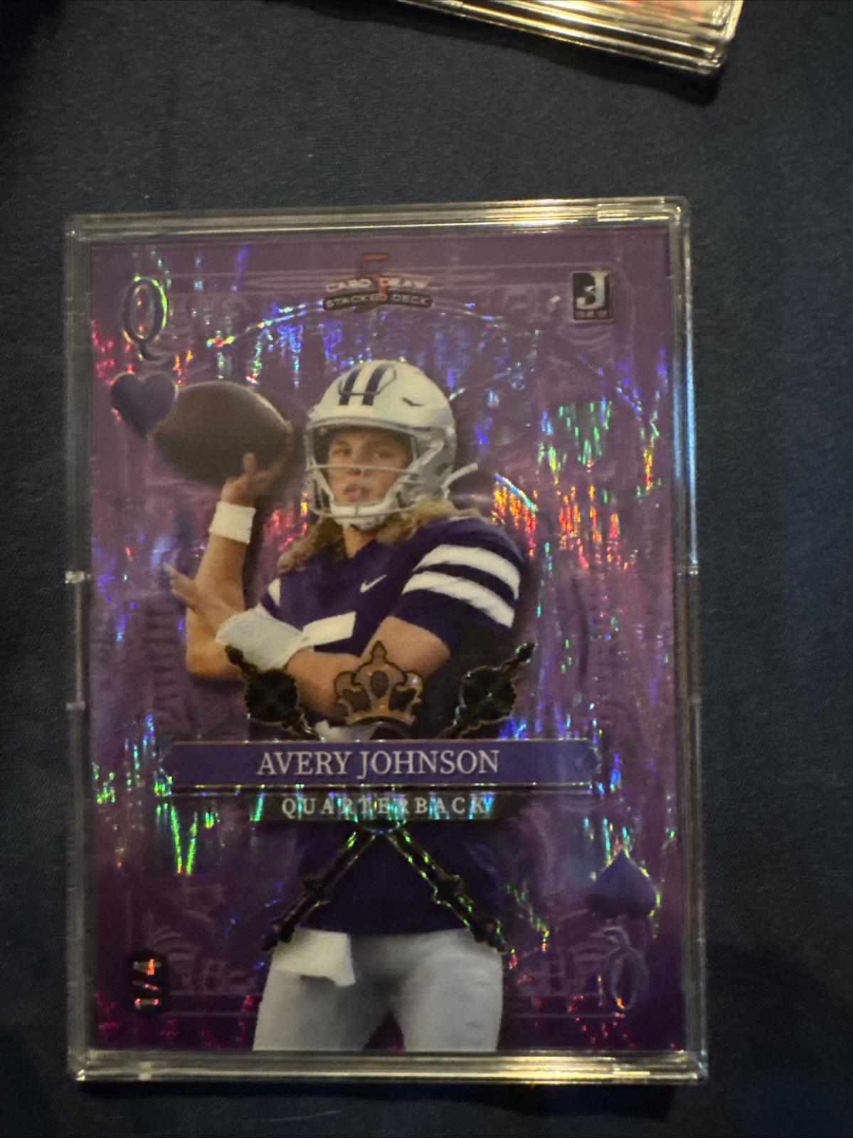 AVERY JOHNSON - 2024 Wild Card 5 Card Draw Purple Color Match #SDPD-AJN 1/4