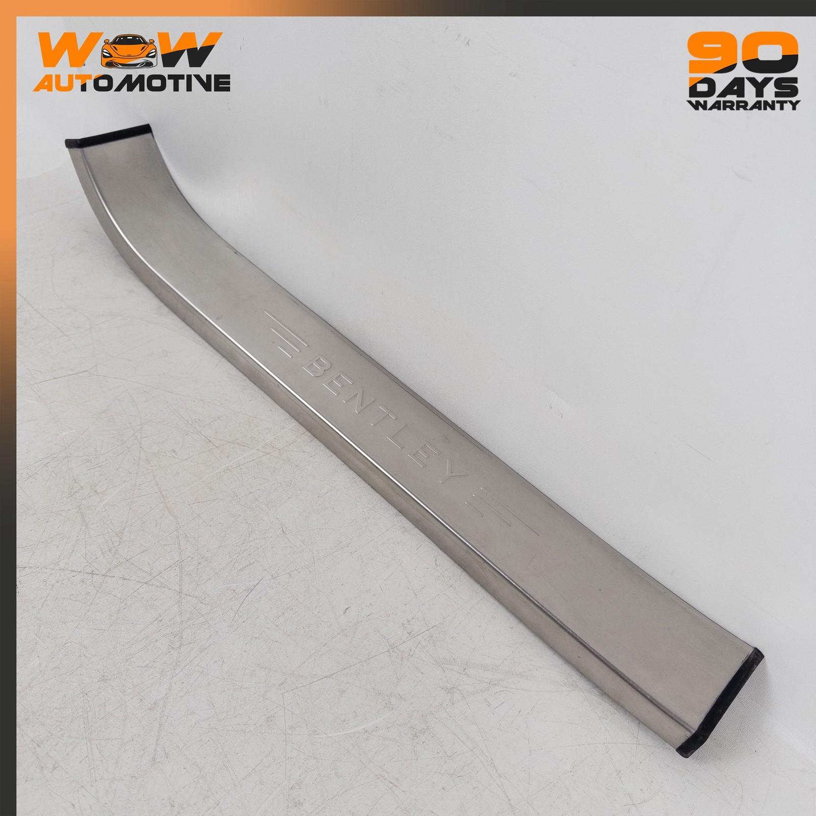 06-19 BENTLEY CONTINENTAL FLYING SPUR FRONT LEFT SILL TRIM STRIP PLATE COVER OEM