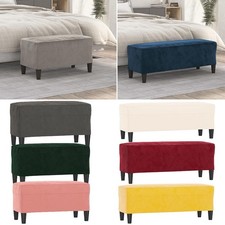 Sitzbank Polsterbank Bettbank Flurbank Fußhocker Sitzhocker Bank Samt