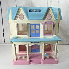VINTAGE 1993 FISHER PRICE LOVING FAMILY FOLDING DREAM DOLLHOUSE 6364 HOUSE ONLY