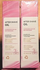 After Shave Oil 2 X  3floz for Womens Smooth Skin Strawberry & Vanilla Scent