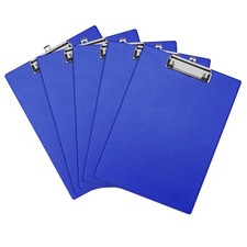 Clipboard Plastic A4 Multipack 6/12 Pack Rubber Paper Grips Personal Organiser