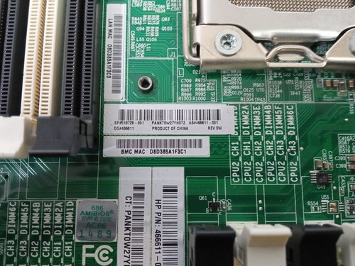 HP ProLiant ML150 G6 Dual Socket LGA1366 Server Motherboard 466611-001 - Afbeelding 5 van 5