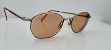 Vintage Tura Brown Gold Oval Metal Sunglasses Japan FRAMES ONLY