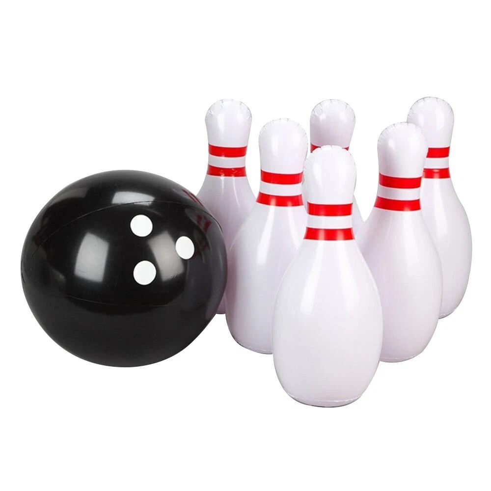 Jumbo inflatable 2024 bowling set