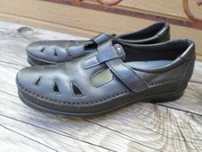 SAS "Roamer" Black Leather Shoes. Women's 8 S (narrow) made in USA!