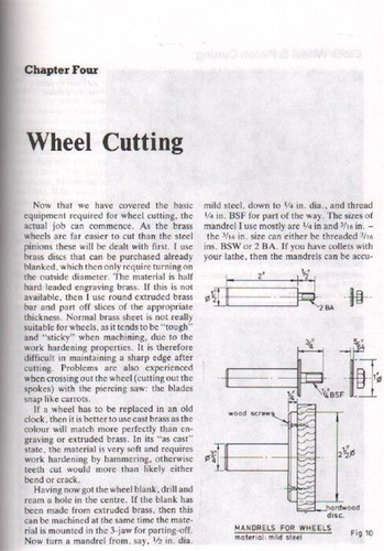 Clock Wheel and Pinion Cutting by J. Malcolm Wild - Imagen 4 de 4