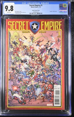 SECRET EMPIRE #1  Marvel Comics VARIANT EDITION CGC 9.8 Superb Cover !
