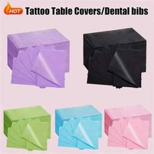 50 disposable table mats, tattoo transparent film cleaning pads