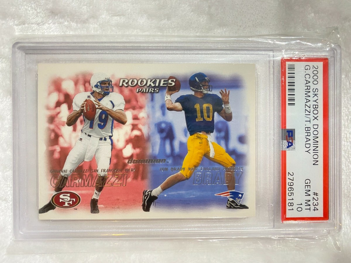 その他 NFL tom brady dominion rookiecard!!!!!! GRADED TOM BRADY ROOKIE 2000 SKYBOX DOMINION #234 RC PSA 10