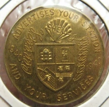 1940 Shell Oil Gas Stations Sample Trade Token