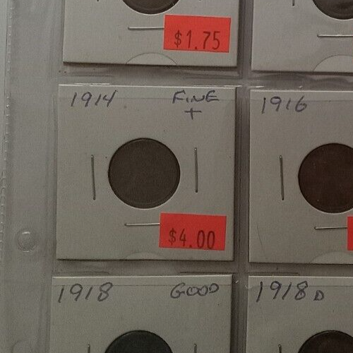 1914 LINCOLN CENT Fine+ Condition