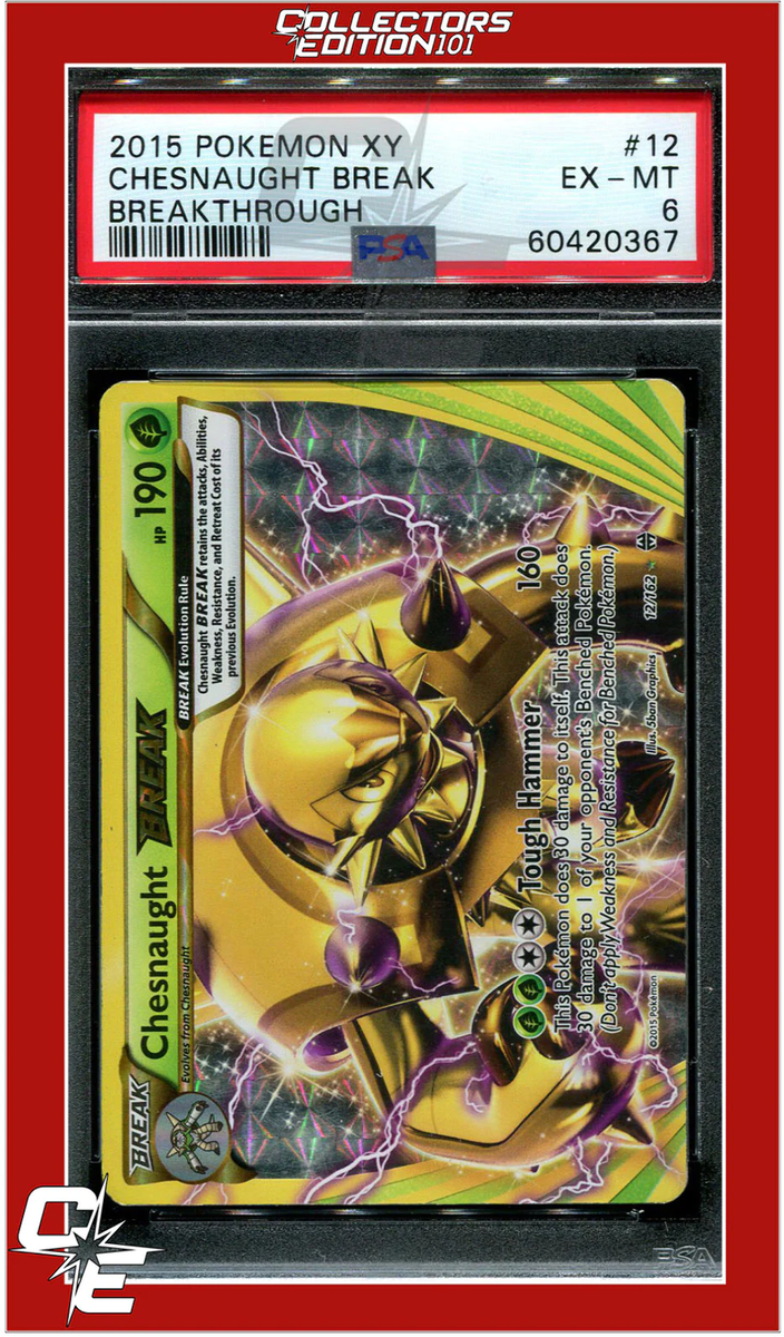 chesnaught break pokemon card (12/162) [XY: BREAKthrough] Pokemon chesnaught break holo |