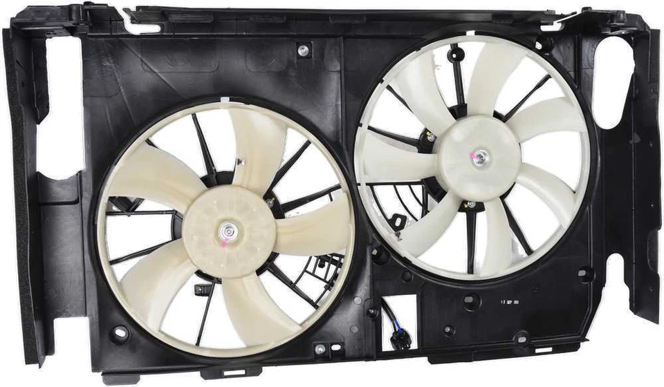Conjunto de ventilador de radiador y condensador doble - METRIX se adapta a 06-12 Toyota RAV4 Foto 3 de 4