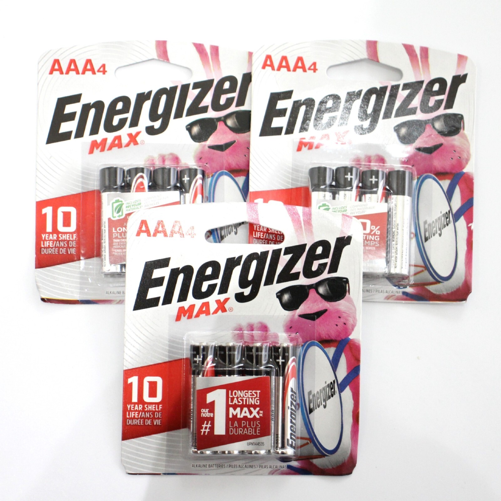 X3 Energizer MAX AAA Batteries Designed to Prevent Damaging Leaks Total 12-image