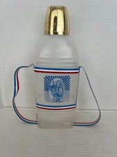 Vintage Large "Our Lady Of Lourdes" Portable Plastic Holy Water Bottle