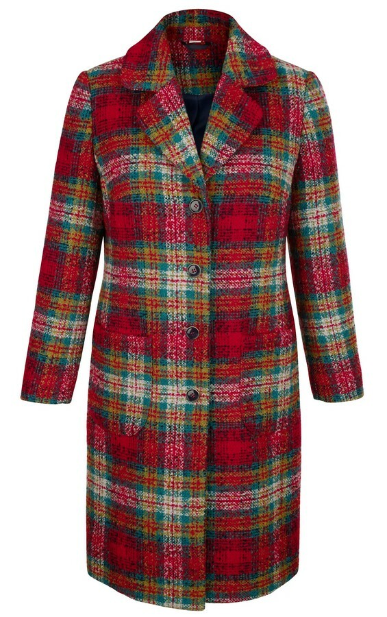 Gerry Weber Mantel Kariert Braun Gerry Weber Edition Reversible