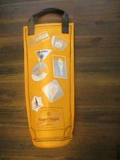 VEUVE CLICQUOT Champagne Bottle Holder Tote Shopping Wine Bag Carrier Insulated