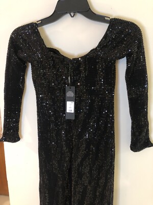 Fashion Nova Got Class Sequin Gown Black Size S | eBay Fashion Nova Got Class Sequin Gown Black Size S | eBay