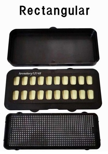 Faccette dentali pretrattamento cerotto scatola portaoggetti denti ceramica portatile 1/3/5 pz - Foto 11 di 11