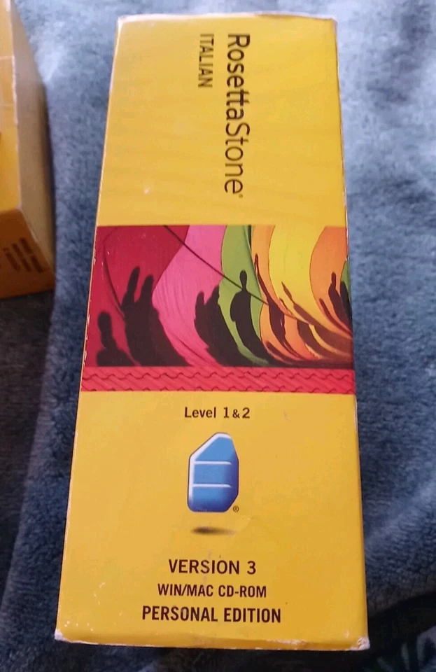 Rosetta Stone Italiano Learn Comprehensive Italian Level 1 & 2 COMPLETE SET - Image 3 of 3