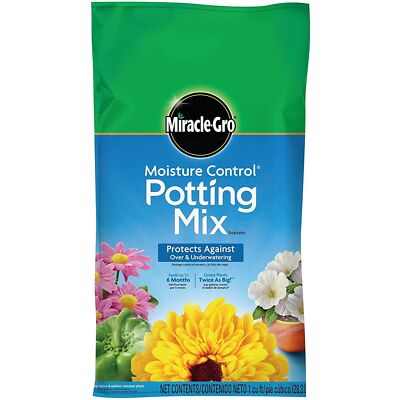 Miracle-Gro Moisture Control Potting Soil- 1 Cubic Foot Bag