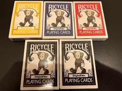 非売品　OriginalFake KAWS Bicycle トランプ　ブラック Auction Kaws Bicycle Cards 非売品 OriginalFake KAWS Bicycle