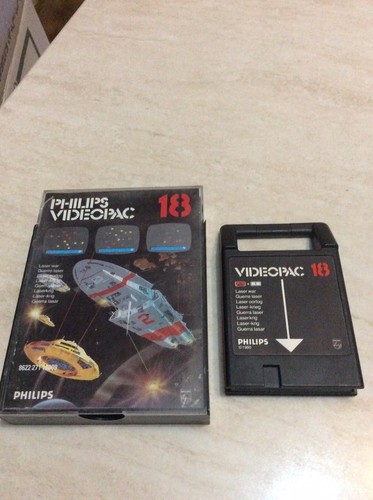Jeu Philips Videopac 18 - Laser War - Pour G7000 - Occasion