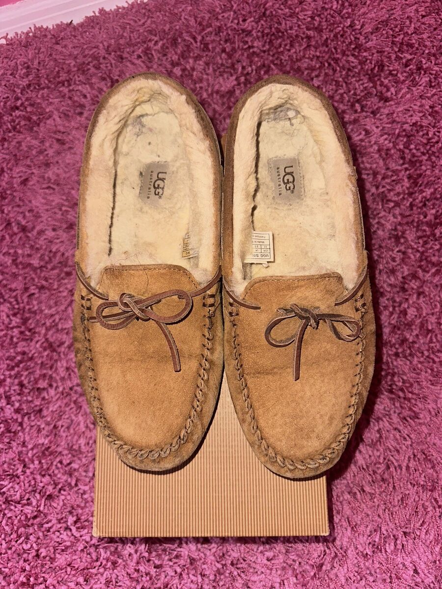 UGG Slippers 5612 Womens Brown Dakota Lined Moccasins Size UGG Slippers 5612 Womens Brown Dakota Lined Moccasins Size