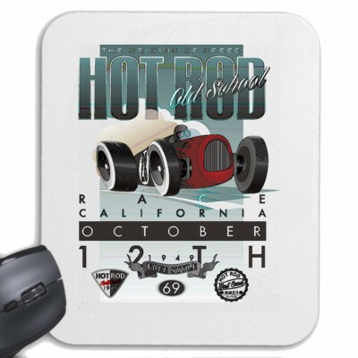MOUSEPAD (MAUSPAD) THE ORIGINAL OF SPEED HOT ROD OLD SCHOOL HOT-ROD MOTORSPORT