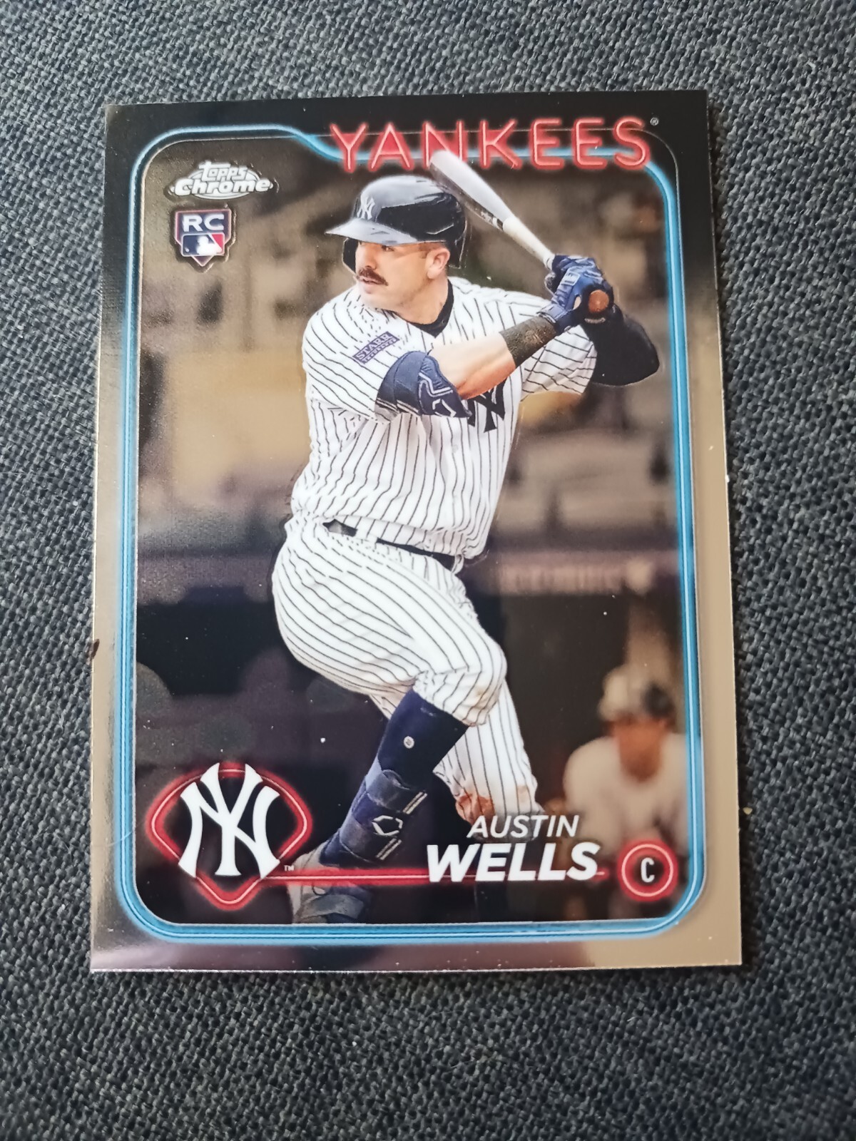 2024 Topps Chrome Austin Wells RC #281 Yankees