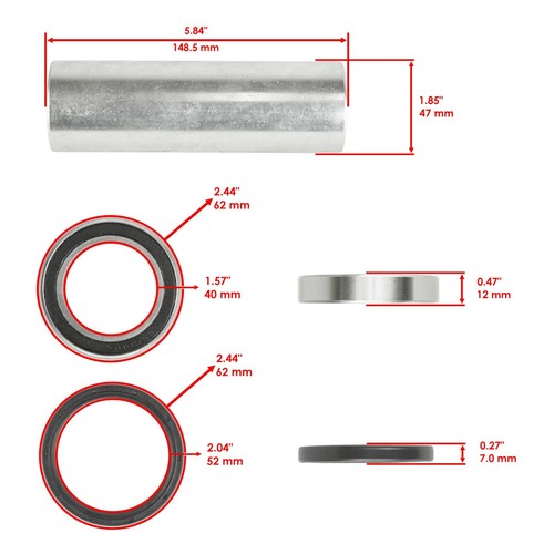 Rear Axle Bearing Carrier Housing Hub for Suzuki LTZ400 Quadsport Z400 200914 eBay