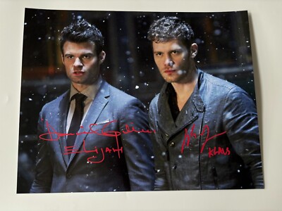 DANIEL GILLIES & JOSEPH MORGAN signed In-Person Autogramm/Autograph 28x35cm
