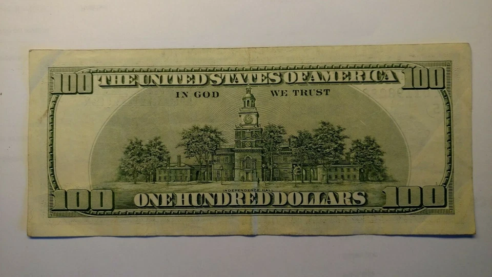 (1)  ONE HUNDRED DOLLAR *STAR NOTE* BILL..$100.00...older style 2006 FRN. - Image 4 of 4