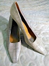 AUTHENTIC Vintage Snake Skin Pumps by GUCCI Size 10