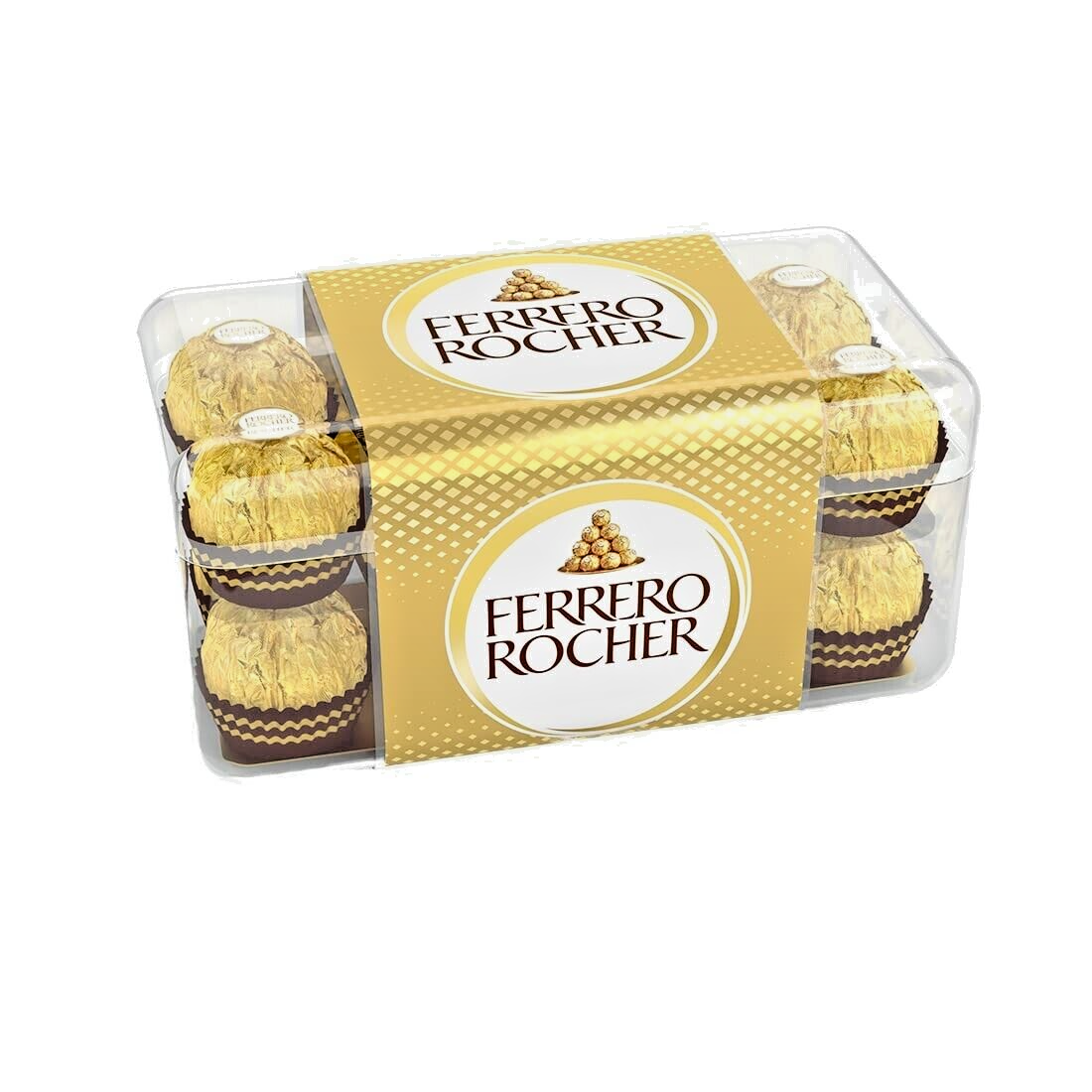 Ferrero Rocher 16 Pieces - Quality Chocolates - Milk & Hazelnut Gift Box
