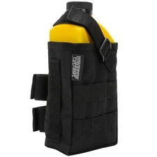 Lowbrow Customs Quart Oil Bottle Carrier - Black road trip moto camping chopper