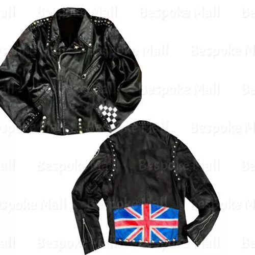 Biker gang leather jacket sale