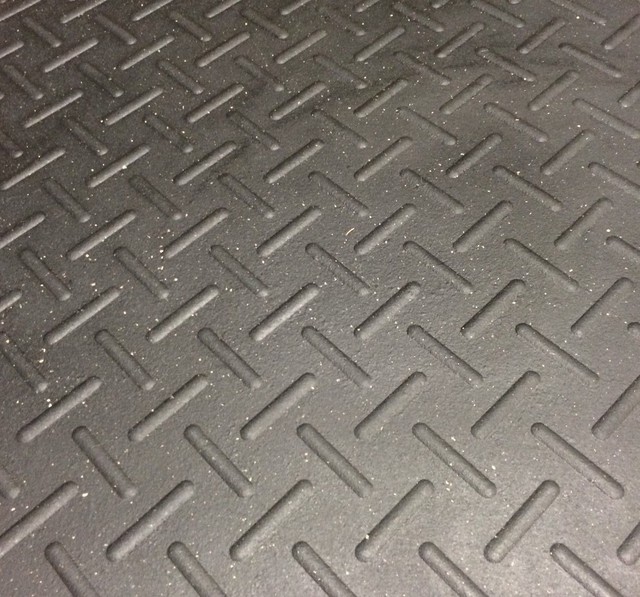 25PCS 4x6' 3/4" RUBBER FLOOR GYM MATS COMMERCIAL CROSSFIT 620SF