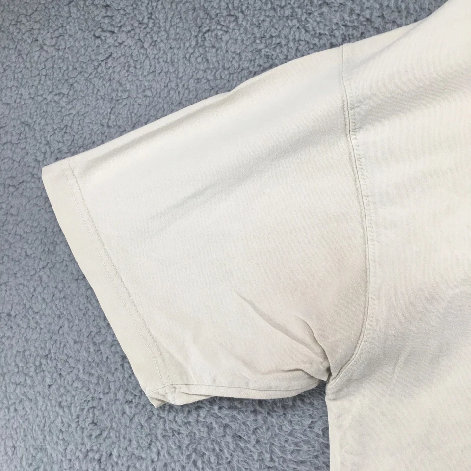 Newport синий футболка верхний мужской XXL бежевый хлопок коротким рукавом пуловер повседневный - Изображение 4 из 4