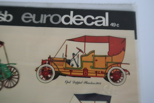 Vintage BSB Eurodecal Aufkleber dekorative Transfers 1900er Oldtimer - Bild 2 von 7