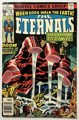 The Eternals #10 - 1977 Marvel Comics - Deviants, Celestials